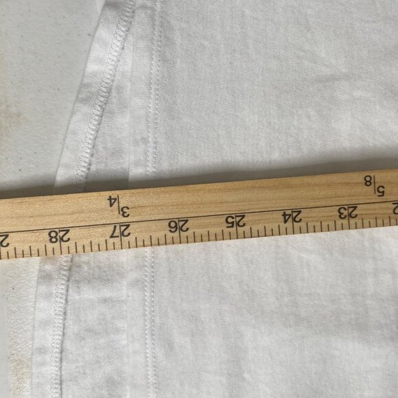 Sundance Blouse Womens Size M White Long Sleeve Lace Top Boho Peasant - Picture 6 of 8